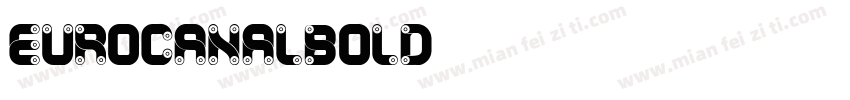 EuroCanalBold字体转换