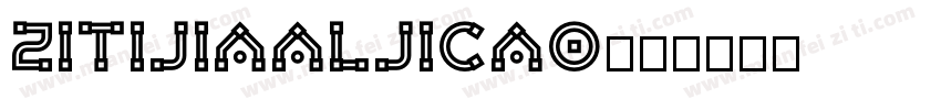 zitijiaAljicao字体转换