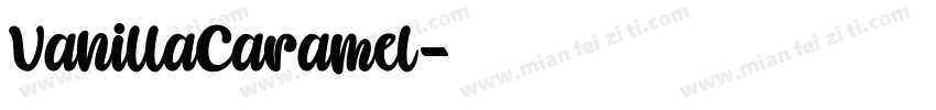 VanillaCaramel字体转换