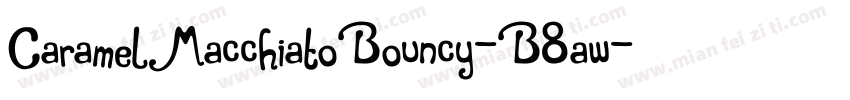 CaramelMacchiatoBouncy-B8aw字体转换