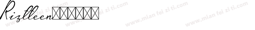 Riztteen字体转换