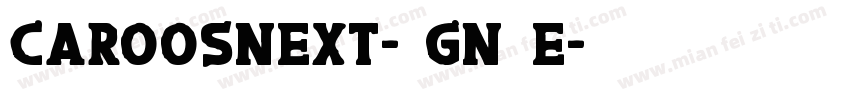 CaroosNext-1Gn7e字体转换