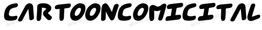 CartoonComicItalic-mLLAx字体转换