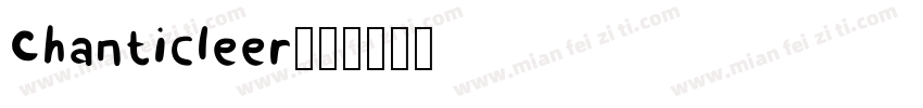 Chanticleer字体转换