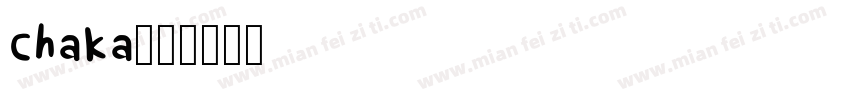 chaka字体转换
