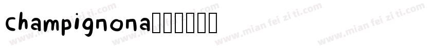 champignona字体转换