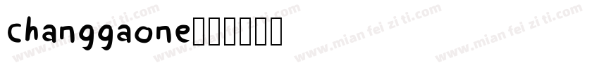 changgaone字体转换