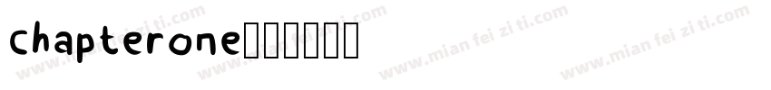 chapterone字体转换