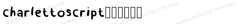 charlettoscript字体转换