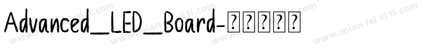 Advanced_LED_Board字体转换