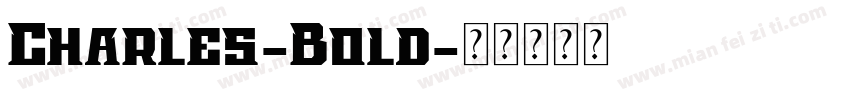 Charles-Bold字体转换
