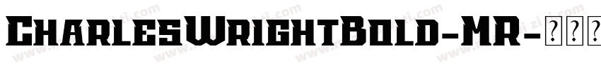CharlesWrightBold-MR字体转换