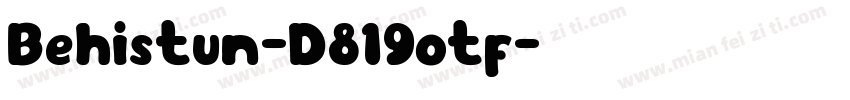 Behistun-D819otf字体转换