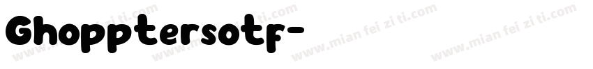 Ghopptersotf字体转换