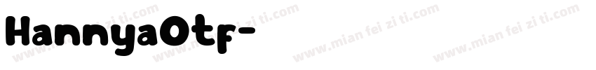 HannyaOtf字体转换