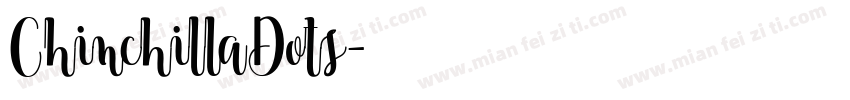 ChinchillaDots字体转换
