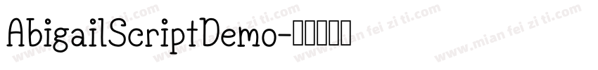 AbigailScriptDemo字体转换