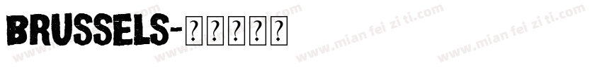 Brussels字体转换