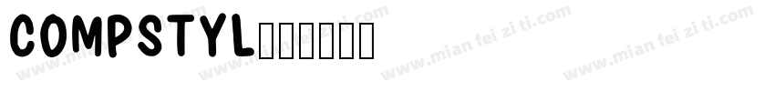 COMPSTYL字体转换