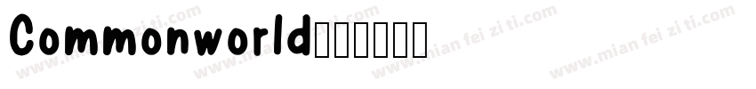 Commonworld字体转换