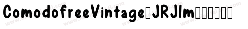ComodofreeVintage-JRJlm字体转换
