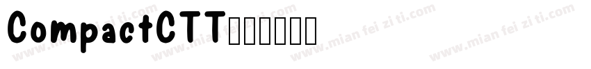 CompactCTT字体转换