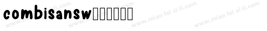 combisansw字体转换