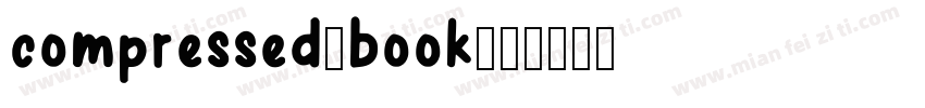 compressed-book字体转换