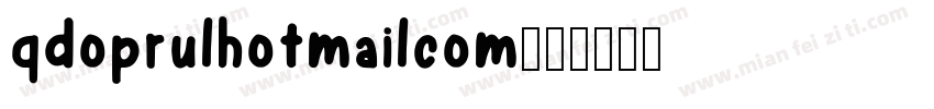 qdoprulhotmailcom字体转换