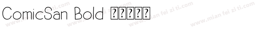 ComicSan-Bold字体转换