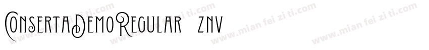 ConsertaDemoRegular-2znv字体转换