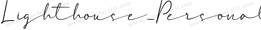 Lighthouse_PersonalUse字体转换