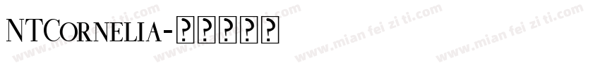 NTCornelia字体转换