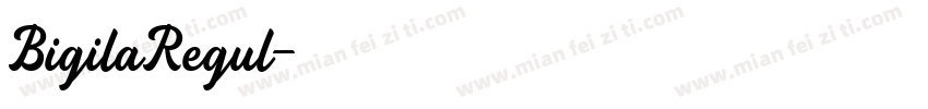 BigilaRegul字体转换
