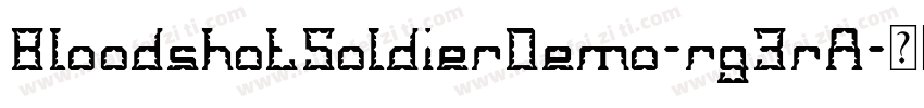 BloodshotSoldierDemo-rg3rA字体转换