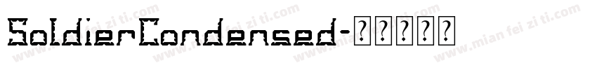 SoldierCondensed字体转换