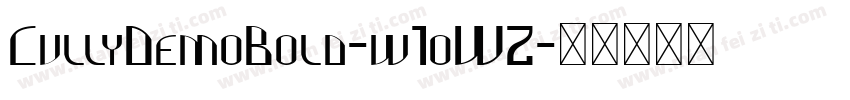 CullyDemoBold-w1oW2字体转换