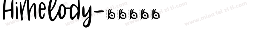 HiMelody字体转换