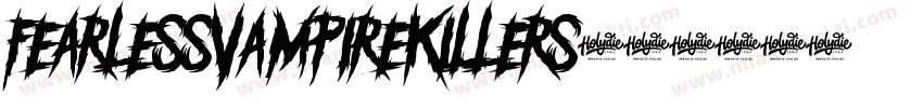 FearlessVampireKillers字体转换
