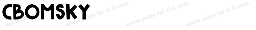 CBOMSKY字体转换