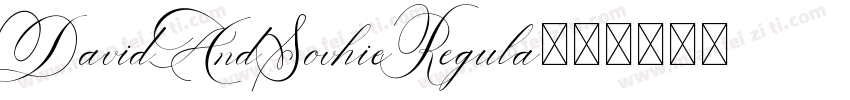DavidAndSovhieRegula字体转换