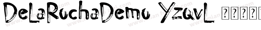 DeLaRochaDemo-YzqvL字体转换