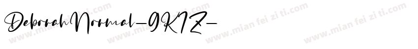 DeborahNormal-9K7Z字体转换