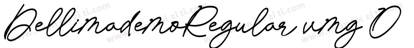 DellimademoRegular-vmg9O字体转换