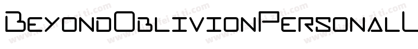 BeyondOblivionPersonalUseDemo1-WBDG字体转换