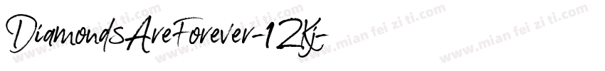 DiamondsAreForever-1ZKj字体转换