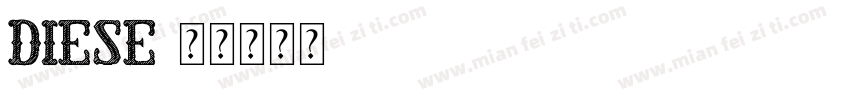 Diese字体转换