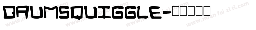 BaumSquiggle字体转换