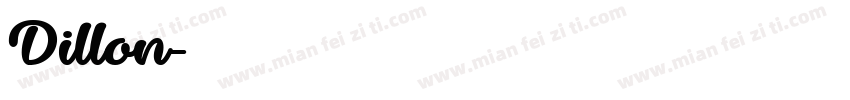 Dillon字体转换