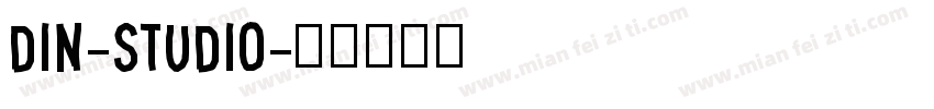 din-studio字体转换